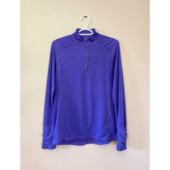 Kirkland Signature Womens Large Purple Stretch Nylon Full Zip Lightweight Jacket - Picture 1 of 4